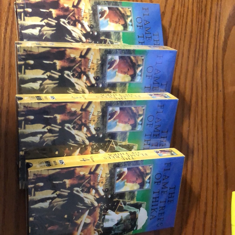 The Flame Trees of Thika VHS Set